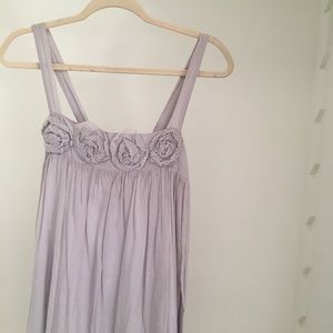 Francesca’s Muted Purple Babydoll Dress | L